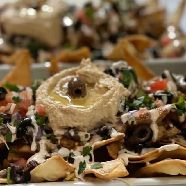 Mediterranean Nachos.