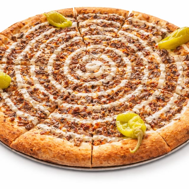 Kebab Pizza.
