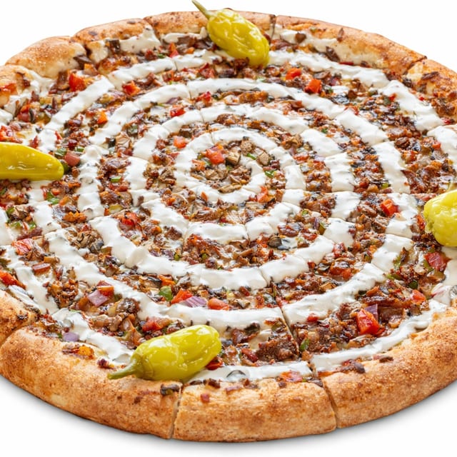 Kebab Supreme Pizza.