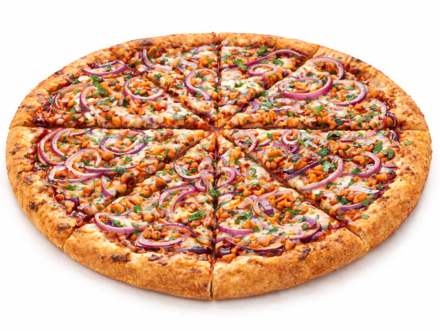 BBQ Chicken Pizza.