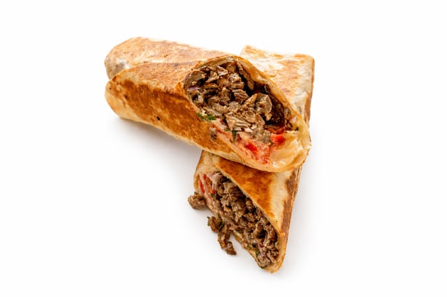 Tri-Tip Shawarma Wrap.