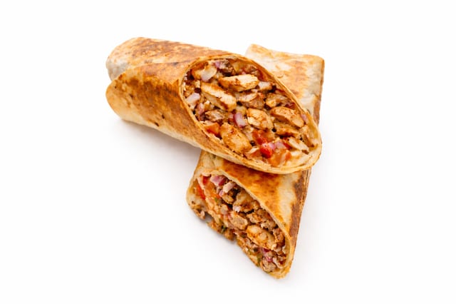 Chicken Kebab Wrap.